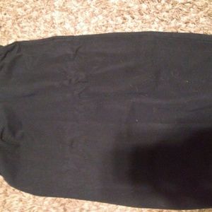 Black pencil skirt